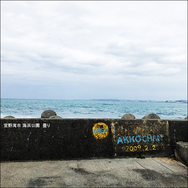 宜野湾市 海浜公園　曇り